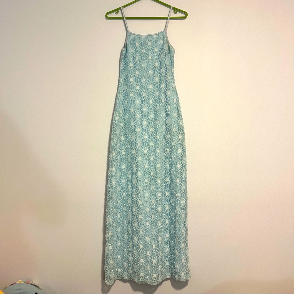 Vintage Lace Blue dress
